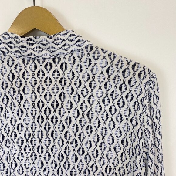 Habitat Clothes to Live In Geometric Button Down Top - Picture 13 of 15